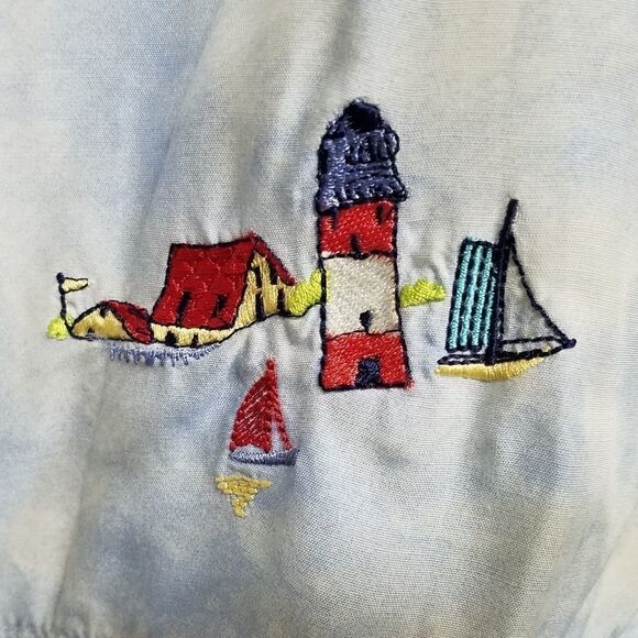 VINTAGE 80s SeaSuns Hawaiian Seaside Cropped Top - Picture 4 of 8